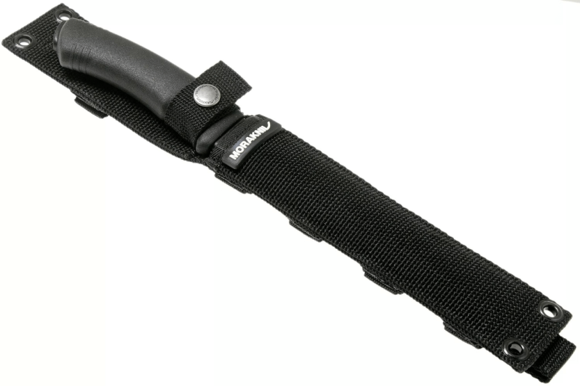 Mora Pathfinder Black Knife 12355 17.2cm carbon blade black polypropylene handle + sheath