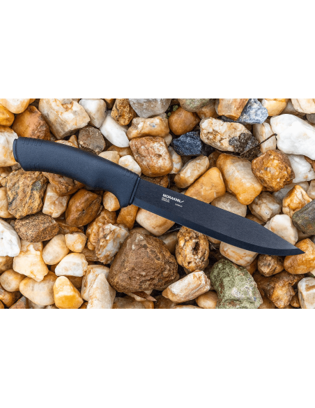 Mora Pathfinder Black Knife 12355 17.2cm carbon blade black polypropylene handle + sheath
