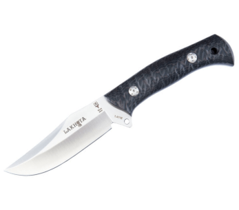 Cuchillo Muela Lakhota 9317 12cm hoja acero inoxidable mango micarta negra + funda cuero