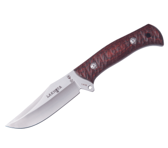 Muela Lakhota 9318 knife 12cm stainless steel blade brown micarta handle + leather sheath