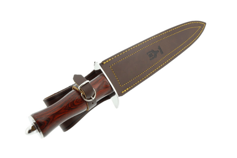 Muela Bear Knife 9245 blad i rustfrit stål 24 cm stamina-håndtag + læderskede