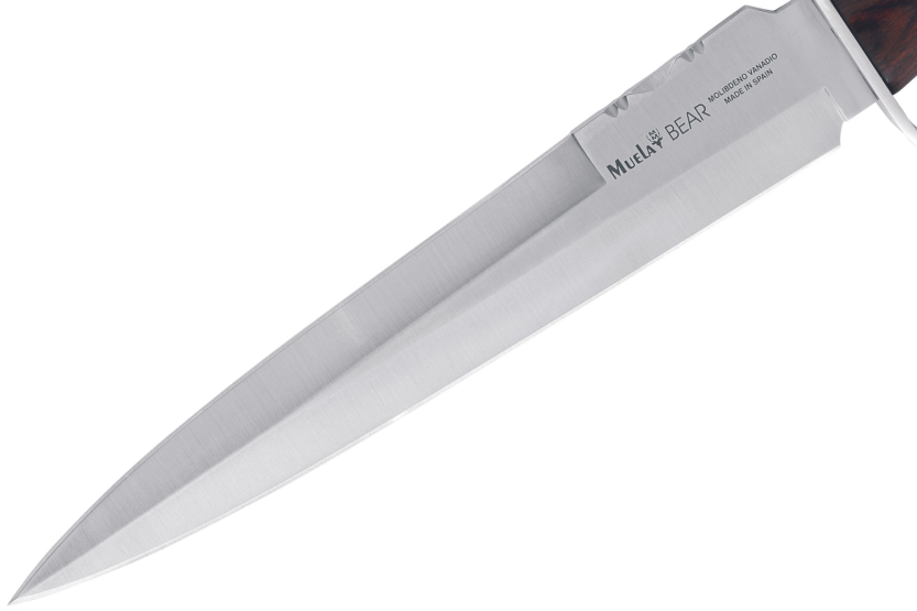 Muela Bear 9245 kniv i rustfrit stål 24 cm stamina-håndtag + læderskede