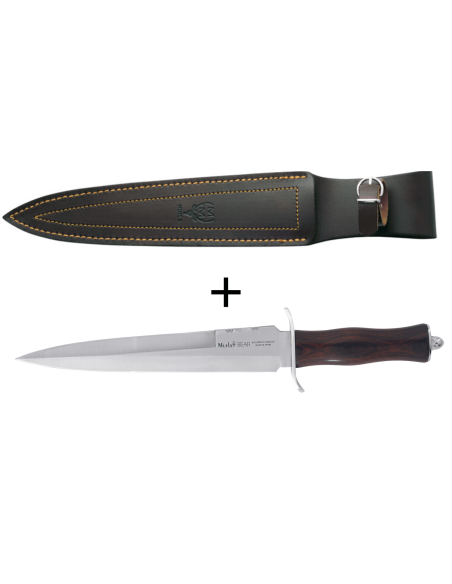 Muela Bear 9245 kniv i rustfrit stål 24 cm stamina-håndtag + læderskede