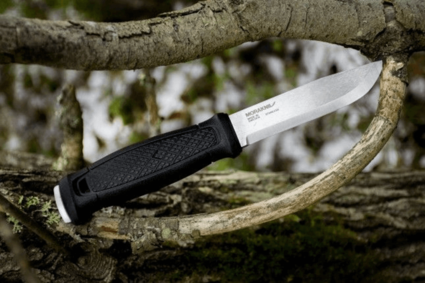 Mora Garberg Multi-Mount 12642 kniv 10,9 cm blad i rustfritt stål, svart polyamidhåndtak + etui