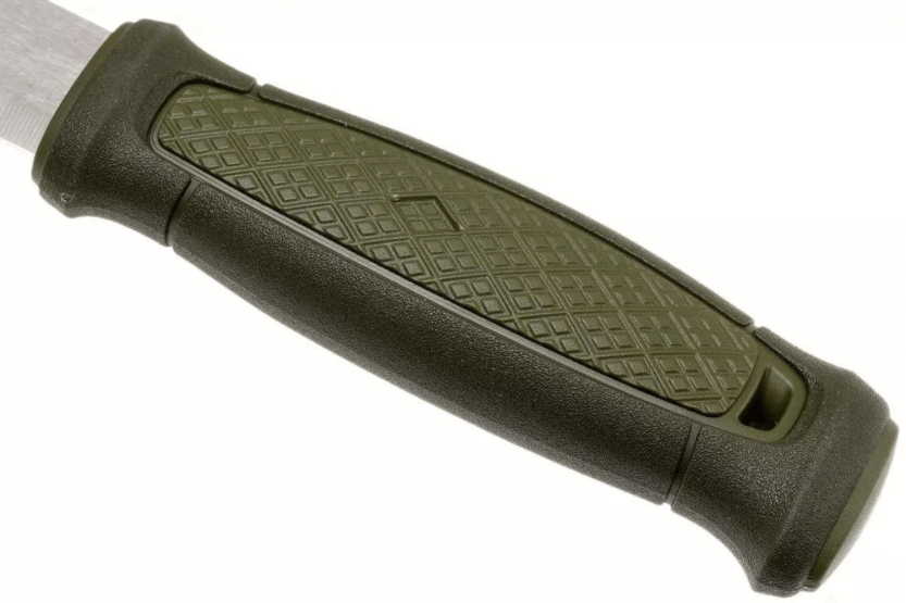 Mora Kansbol Multi-Mount 12645 knife 10.9cm stainless steel blade green rubber handle + sheath