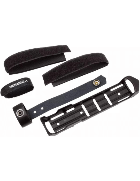 Mora Kansbol Multi-Mount 12645 kniv 10,9 cm blad i rustfritt stål, grønt gummihåndtak + slire