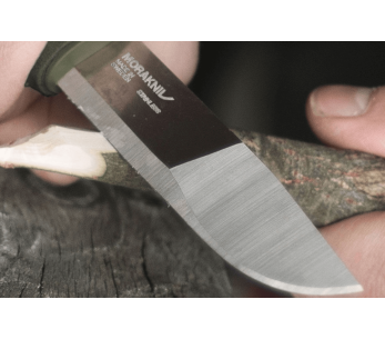 Mora Kansbol Multi-Mount 12645 kniv 10,9cm blad rostfritt stål grönt gummihandtag + slida 2
