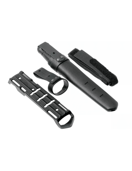 Mora Garberg Multi-Mount 13147 coltello 10,9 cm lama in carbonio manico in poliammide nero + custodia