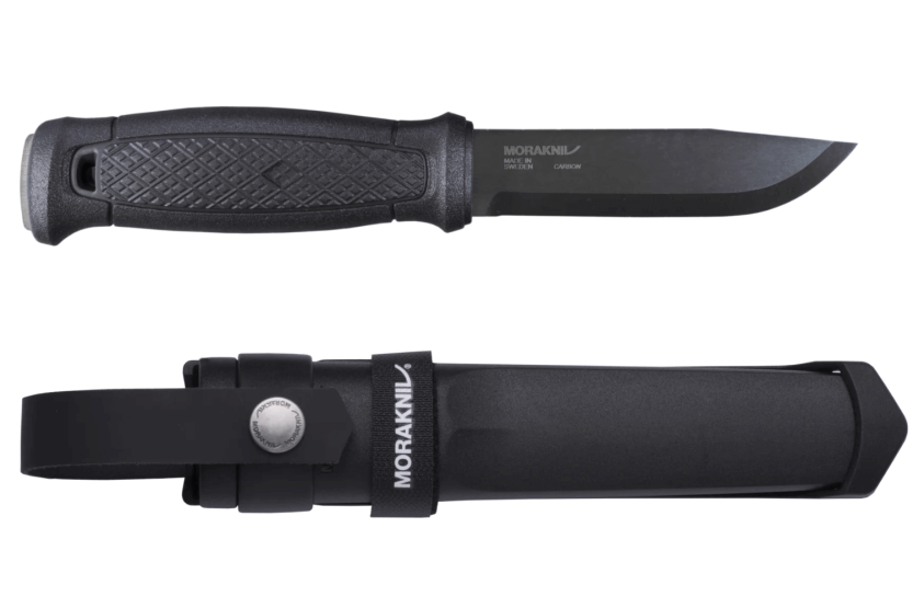 Mora Garberg Multi-Mount 13147 coltello 10,9 cm lama in carbonio manico in poliammide nero + custodia
