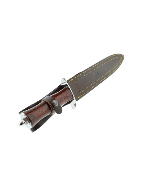 Muela Alcaraz Kniv 9252 rustfritt stålblad 26 cm staminahåndtak + skinnslire