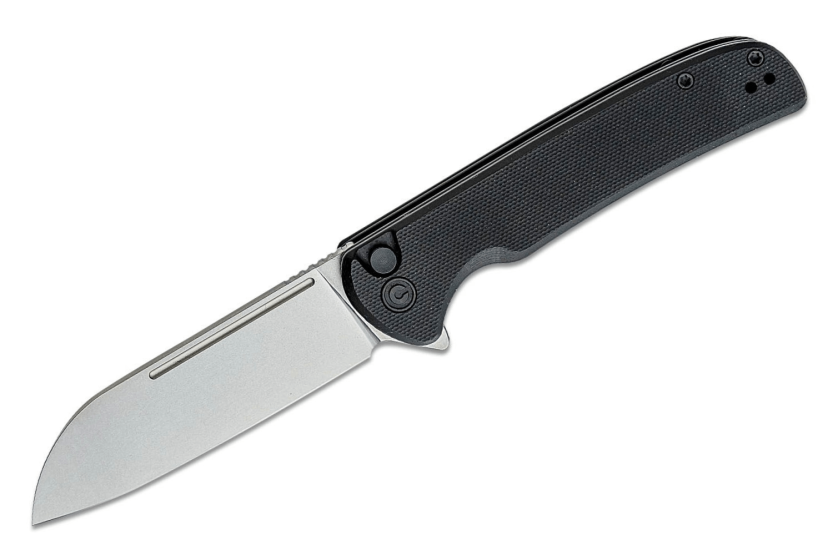 C200221 CIVIVI Chevalier fällkniv G10-handtag och svart kolfiber 11,2cm