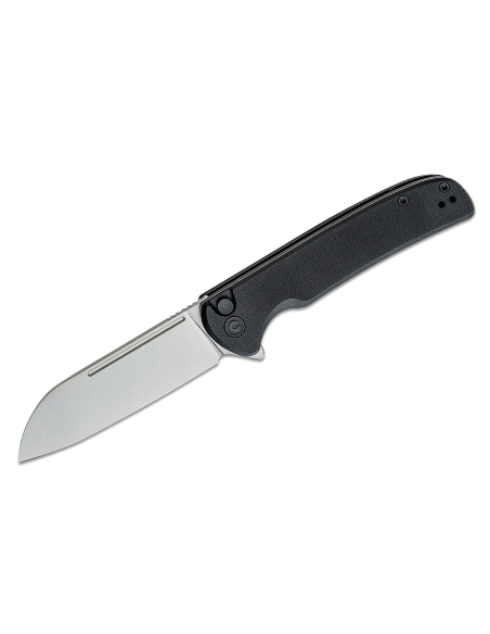 C200221 CIVIVI Cuchillo plegable Chevalier con mango de G10 y fibra de carbono negra 11.2cm
