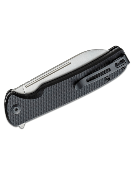 C200221 CIVIVI Cuchillo plegable Chevalier con mango de G10 y fibra de carbono negra 11.2cm