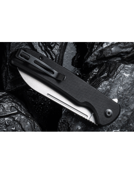 C200221 CIVIVI Chevalier fällkniv G10-handtag och svart kolfiber 11,2cm