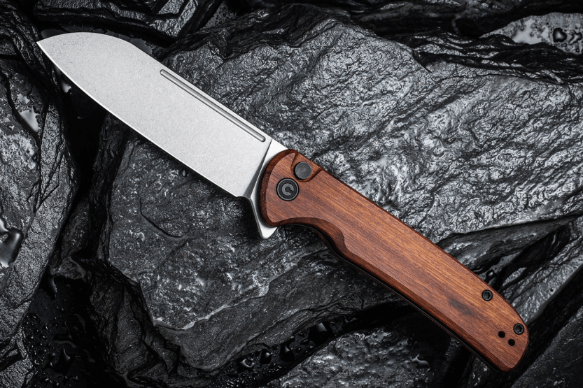 C200223 CIVIVI Chevalier foldekniv med 11,2 cm skaft i Bubinga-tre