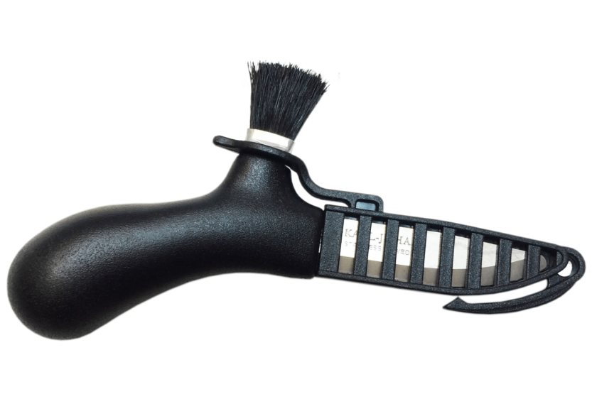 Mora Karl-Johan 10906 mushroom knife 6.2cm stainless steel blade black polypropylene handle + case