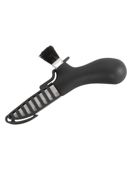 Mora Karl-Johan 10906 mushroom knife 6.2cm stainless steel blade black polypropylene handle + case