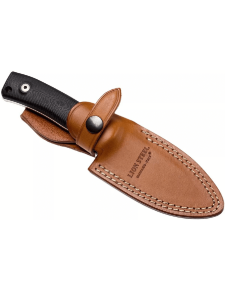 Faca LionSteel M4.G10 Lâmina de 9,5 cm em G10 + bainha em pele