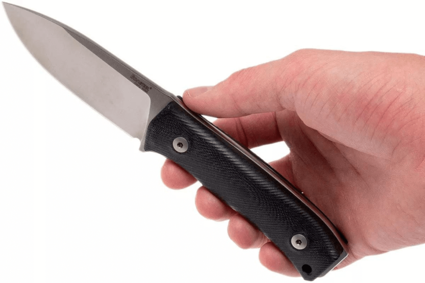 Faca LionSteel M4.G10 Lâmina de 9,5 cm em G10 + bainha em pele