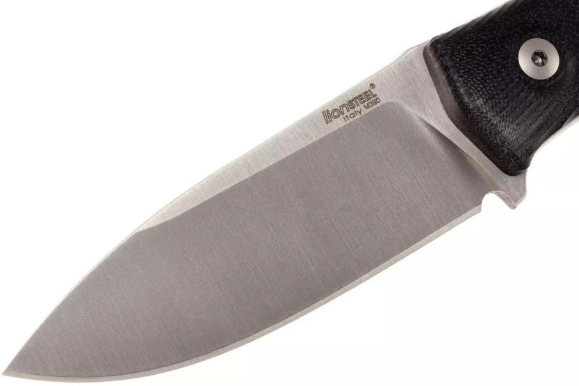 Faca LionSteel M4.G10 Lâmina de 9,5 cm em G10 + bainha em pele