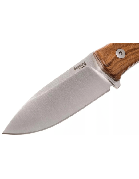 LionSteel M4.ST kniv 9,5 cm blad sandeltrehåndtak + skinnslire