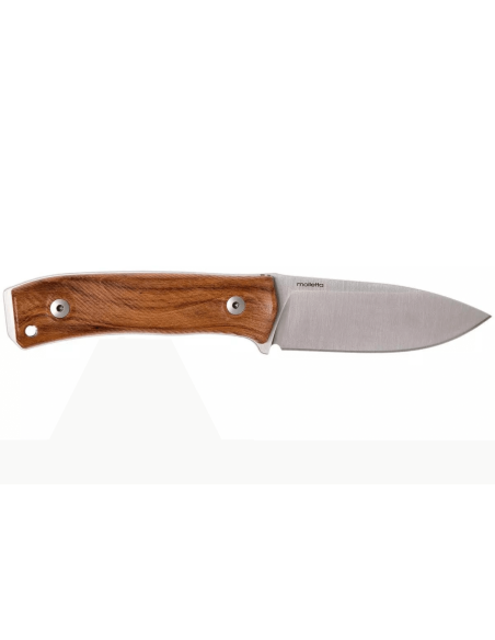 LionSteel M4.ST kniv 9,5 cm blad sandelträhandtag + läderslida