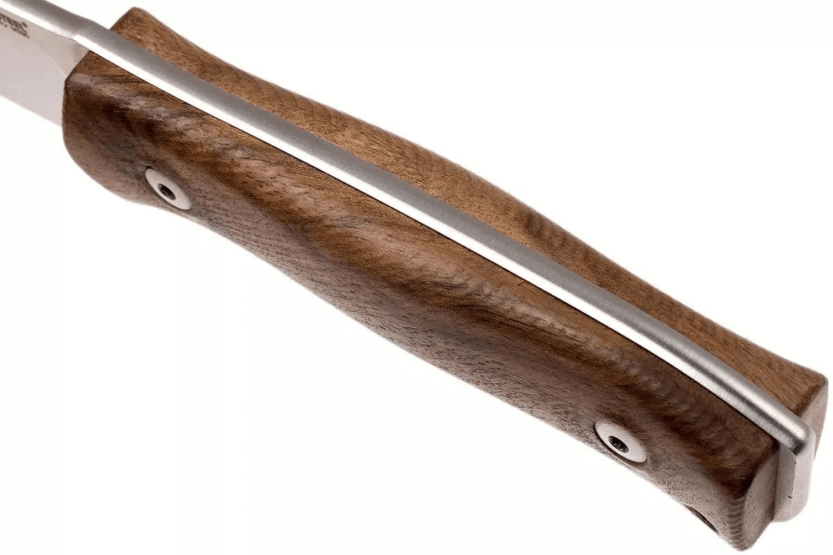 Faca LionSteel M4.WN Lâmina de 9,5 cm cabo em nogueira + bainha em pele