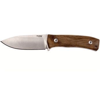LionSteel M4.WN veitsi 9.5cm terä pähkinäkahva + nahkatuppi