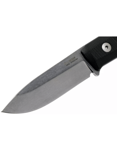 Faca LionSteel B40.GBK Lâmina de 10,3 cm Cabo em G10 preto + bainha em pele