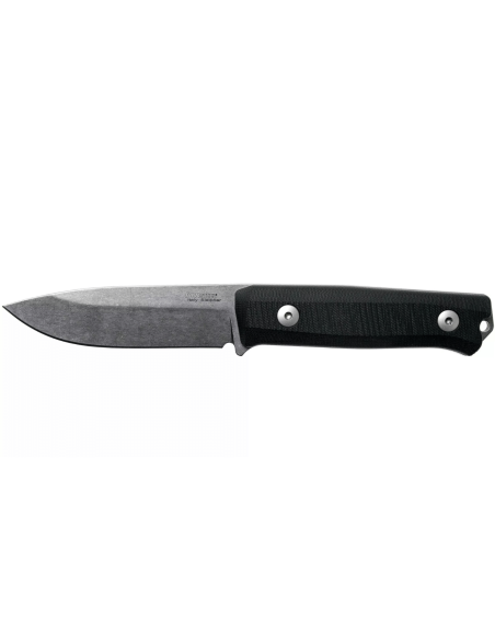 LionSteel B40.GBK coltello 10,3 cm lama nera manico G10 + fodero in pelle