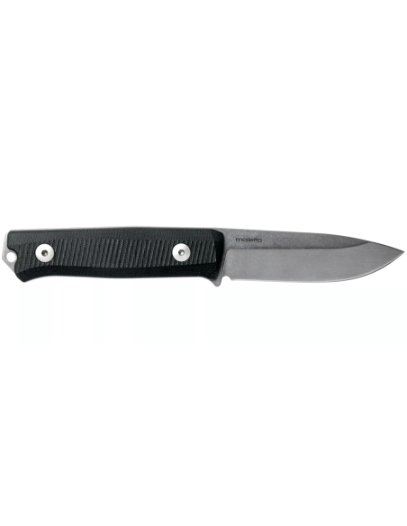 LionSteel B40.GBK mes 10.3cm lemmet zwart G10 handvat + lederen schede