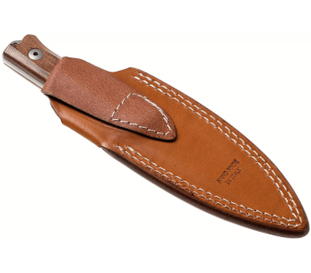 LionSteel B40.ST veitsi 10.3cm terä santelipuu kahva + nahkatuppi 2