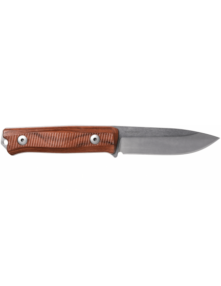 Cuchillo LionSteel B40.ST 10.3cm hoja sándalo + funda cuero