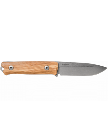 LionsSteel B40.UL veitsi 10.3cm terä oliivipuinen kahva + nahkatuppi