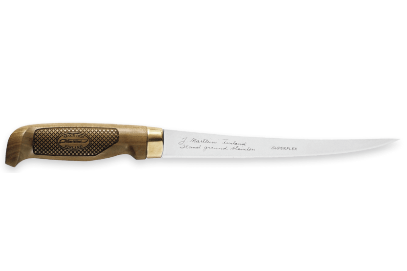 Marttiini Classic Superflex filékniv 630016 19cm blad björkhandtag + fodral