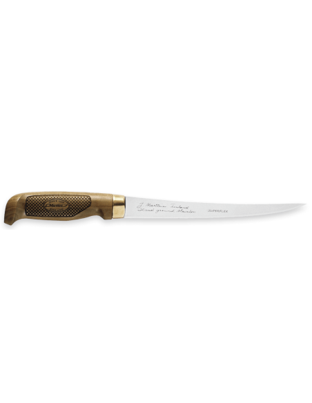 Faca para filetar Marttiini Classic Superflex 630016 Cabo de bétula com 19 cm de lâmina + estojo