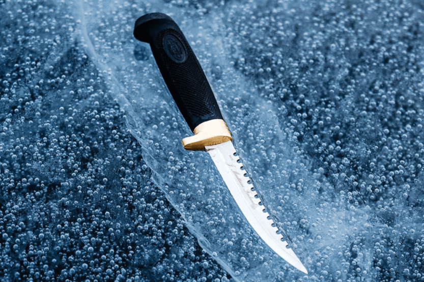 Marttiini Cóndor Cuchillo de pescador 175014 11cm hoja mango de goma + funda