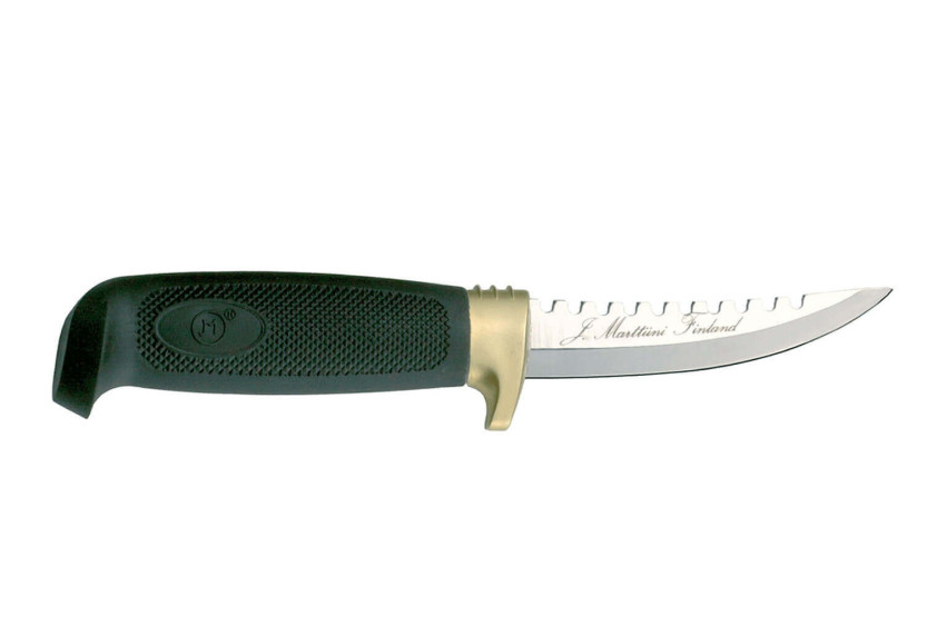 Faca Marttiini Condor Fisherman's 175014 Lâmina de 11 cm cabo de borracha + bainha