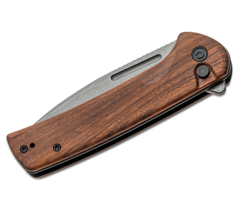 C210063 CIVIVI Navaja plegable Conspirator con mango de madera de Bubinga de 11,7cm 2