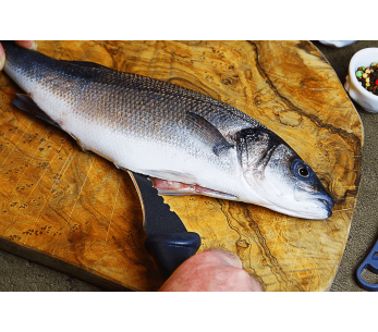 Marttiini Fish Cleaner veitsi 175019 10cm terä kumikahva + tuppi 2