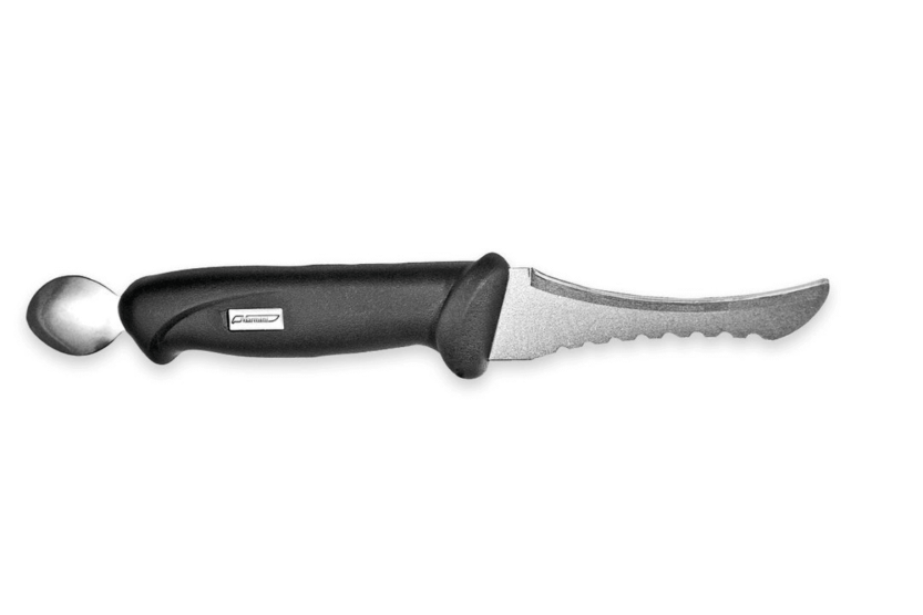 Faca Marttiini Fish Cleaner 175019 Cabo de borracha com 10 cm de lâmina + bainha