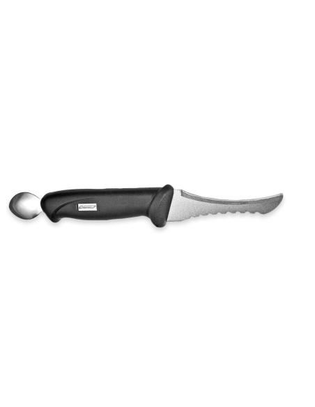 Cuchillo limpia peces Marttiini 175019 hoja 10cm mango de goma + funda