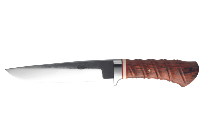 Aland Citadel Mes 63104 14cm lemmet houten handvat met leren schede