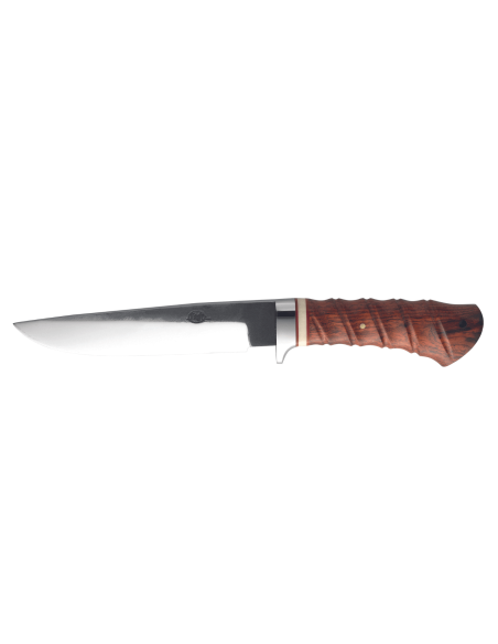 Aland Citadel Mes 63104 14cm lemmet houten handvat met leren schede