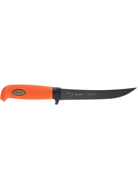 Marttiini Hunter's Carving Martef 935024 kniv 15 cm blad orange gummihåndtag + etui