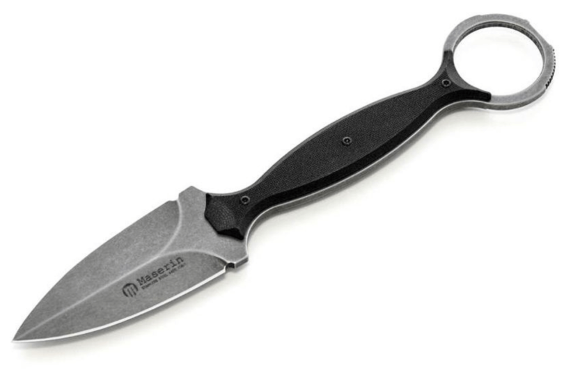 Maserin halskniv 922.STW 7 cm blad G10-håndtak + kydex-kappe
