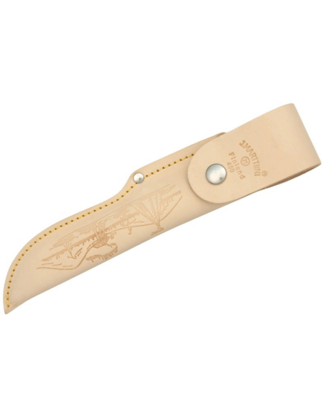 450012 Faca de caça Marttiini Deluxe Lynx Bronze com 11 cm de lâmina e cabo de bétula + bainha