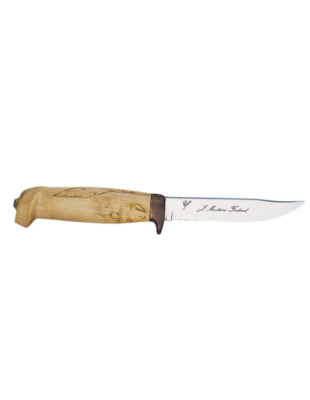 450012 Marttiini Deluxe Lynx Bronze hunting knife 11cm blade birch handle + sheath