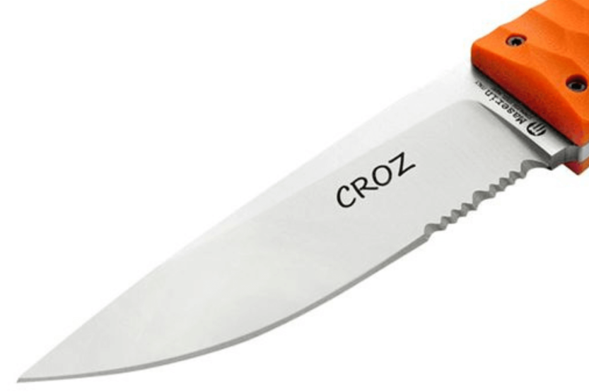 Maserin Croz 976.A kniv 11 cm blad oransje G10-håndtak + nylonslire