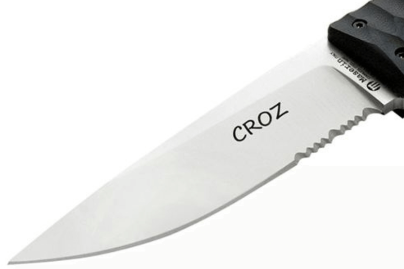 Maserin Croz 976.N kniv 11 cm blad sort G10 håndtag + nylon skede